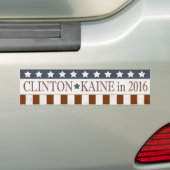 Hillary Clinton Tim Kaine 2016 Stars Streifen Autoaufkleber (Auf Auto)