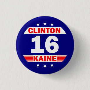Hillary Clinton und Tim Kaine 2016 Button