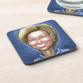 Hillary Clinton Untersetzer (Linke Seite)