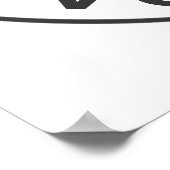 Hillary Clinton US Flag Poster (Ecke)