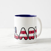 Hillary Clinton Wahl USA Präsident 2016 Zweifarbige Tasse (VorderseiteRechts)