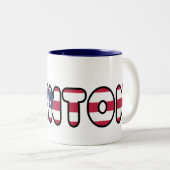 Hillary Clinton-Wahl USA Präsident 2016 Zweifarbige Tasse (VorderseiteRechts)