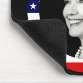 Hillary Clinton. wir Flagge. malerisch Mousepad (Ecke)
