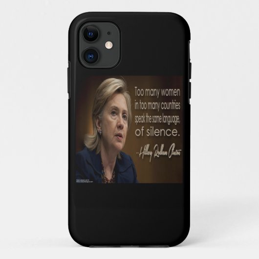 Hillary Clinton Women R Silent iPhone 6 Fall Case-Mate iPhone Hülle (Rückseite)