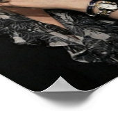 Hillary Clinton Zitat-Poster "Bildung & Eltern" Poster (Ecke)