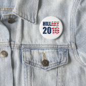 Hillary Clinton zur Präsidentin 2016 Button (Beispiel)
