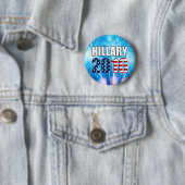 Hillary Clinton zur Präsidentin 2016 Button (Beispiel)