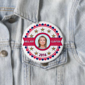 Hillary Clintonfestzug-Kampagnen-Knopf 2016 Button (Beispiel)