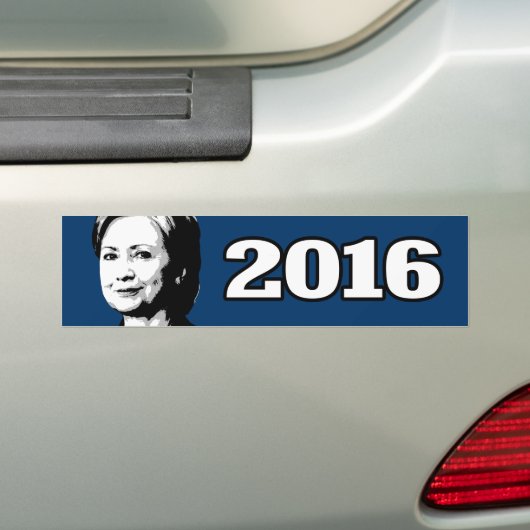 HILLARY CLINTONkandidat 2016 Autoaufkleber (Auf Auto)