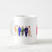 Hillary Clintonpantsuit-Königin Kaffeetasse (Vorderseite Links)