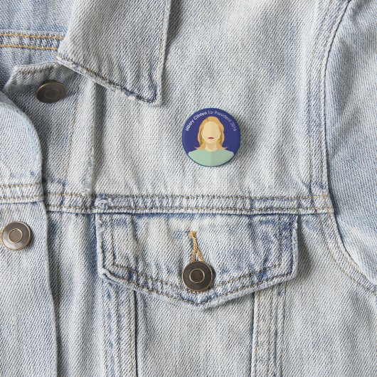 Hillary ClintonPräsidentschaftswahl-Knopf 2016 Button (Beispiel)