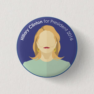 Hillary ClintonPräsidentschaftswahl-Knopf 2016 Button