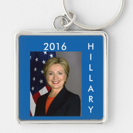 Hillary Clintonschlüsselring Schlüsselanhänger (Vorne)