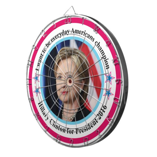 Hillary Dartscheibe (Vorderseite rechts)