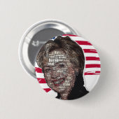 Hillary-E-Mail-Betrugs-Bild Button (Vorne & Hinten)