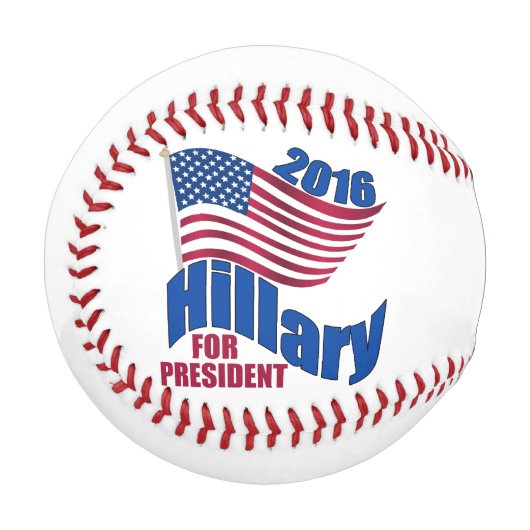 Hillary for President 2016 Baseball (Vorderseite Links)