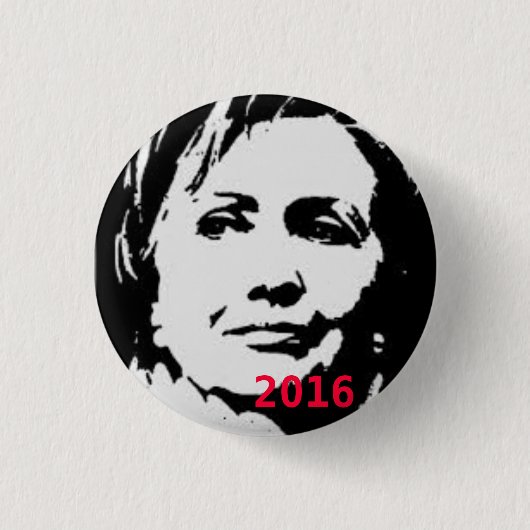 Hillary for President 2016 Button (Vorderseite)
