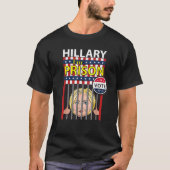 Hillary für das Gefängnis Funny Parody Election T  T-Shirt (Vorderseite)