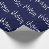 Hillary für den Präsidenten 2016 Geschenkpapier (Ecke)