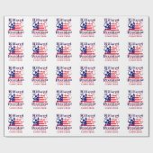 Hillary für den US-Präsidenten Wir sind enger zusa Geschenkpapier (Flach)