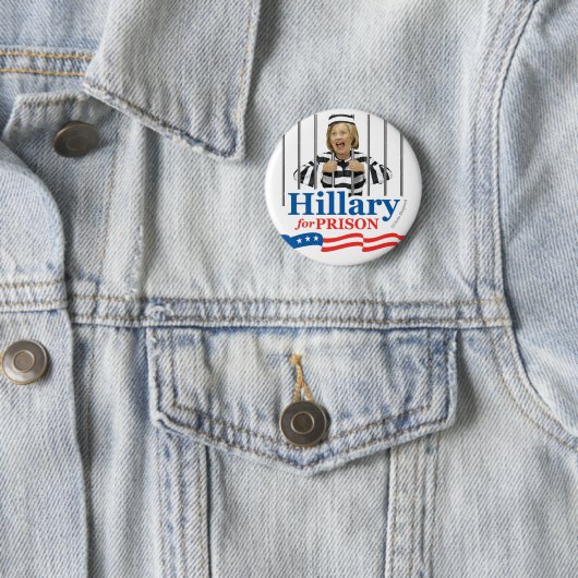 HILLARY FÜR GEFÄNGNIS! Anticlinton schließen sie Button (Beispiel)