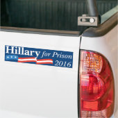Hillary für Gefängnis Autoaufkleber (Auf Lkw)