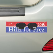 Hillary für Präsidenten 2016 Autoaufkleber (Auf Auto)