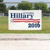 Hillary für Präsidenten 2016 Banner (Insitu)