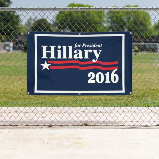 Hillary für Präsidenten 2016 Banner (Insitu)