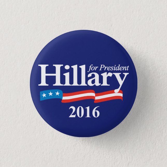 Hillary für Präsidenten 2016 Button (Vorderseite)