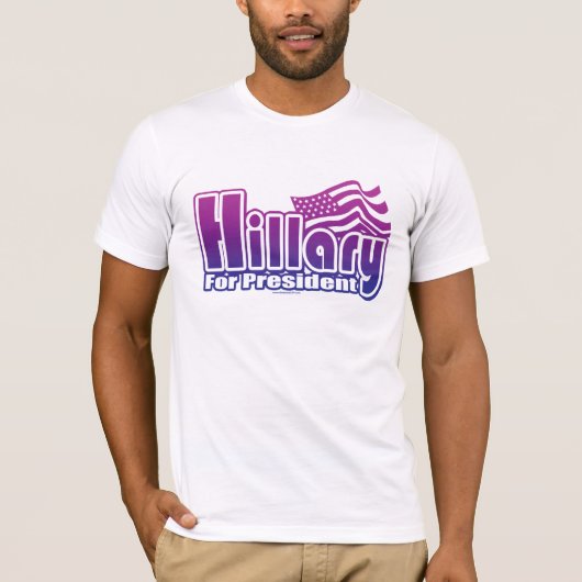 Hillary für Präsidenten Shirt (Vorderseite)