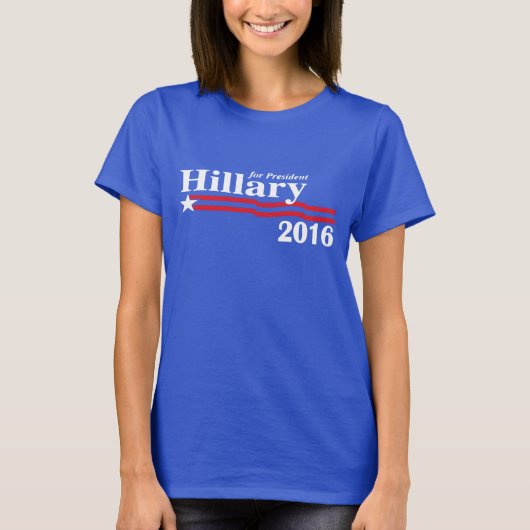 Hillary für Präsidenten T - Shirt 2016 (Vorderseite)