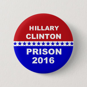 Hillary-Gefängnis2016 populärer Antihillary-Knop Button