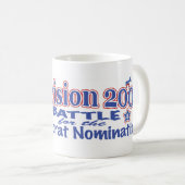 Hillary gegen Obama-Tasse Kaffeetasse (VorderseiteRechts)