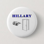 Hillary Get Out Button (Vorderseite)