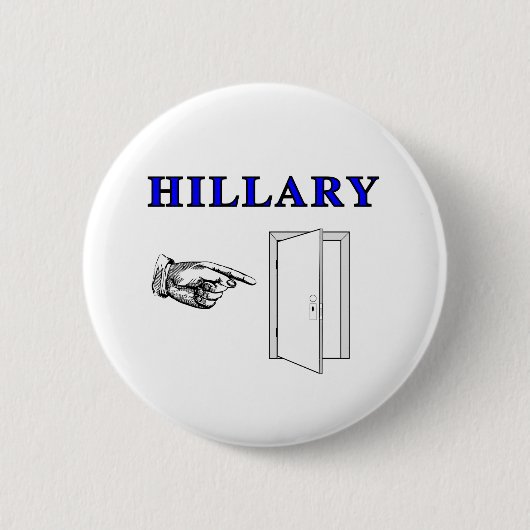 Hillary Get Out Button (Vorderseite)