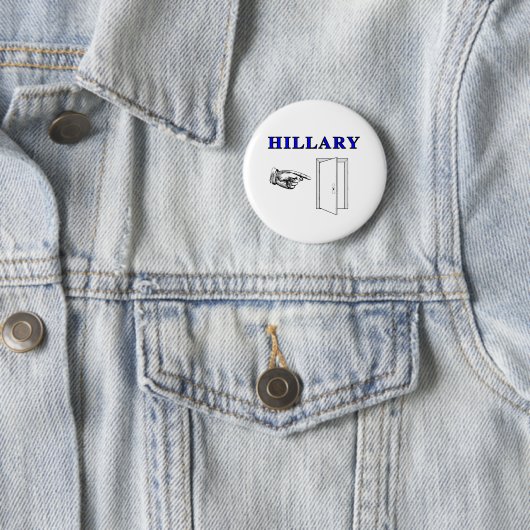 Hillary Get Out Button (Beispiel)