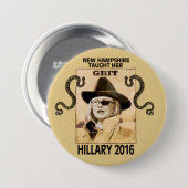 Hillary hat Korn Button (Vorne & Hinten)
