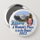 Hillary-Haus 2012 Button (Vorne & Hinten)