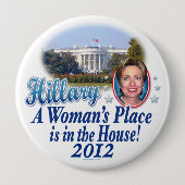 Hillary-Haus 2012 Button (Vorderseite)