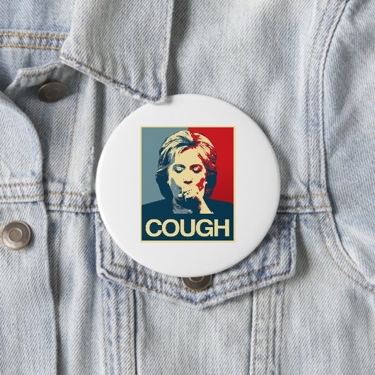 Hillary-Husten-Plakat -- Wahl 2016 - Button (Beispiel)