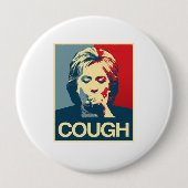 Hillary-Husten-Plakat -- Wahl 2016 - Button (Vorderseite)