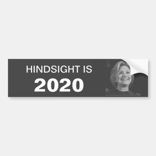 Hillary im Autoaufkleber 2020 (Vorne)