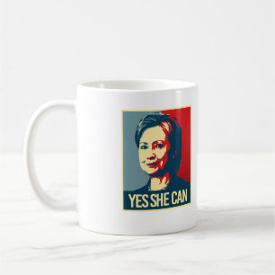 hillary - ja sie kann - - kaffeetasse