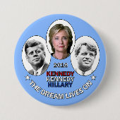 Hillary, JFK u. RFK Button (Vorderseite)