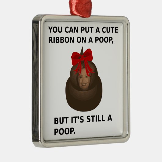 Hillary Kack Silbernes Ornament (Rechts)