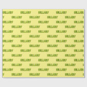 Hillary Kiwi Fruit Geschenk papier Geschenkpapier (Flach)