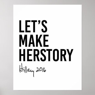 Hillary - Lasst uns Geschichte schreiben - Poster