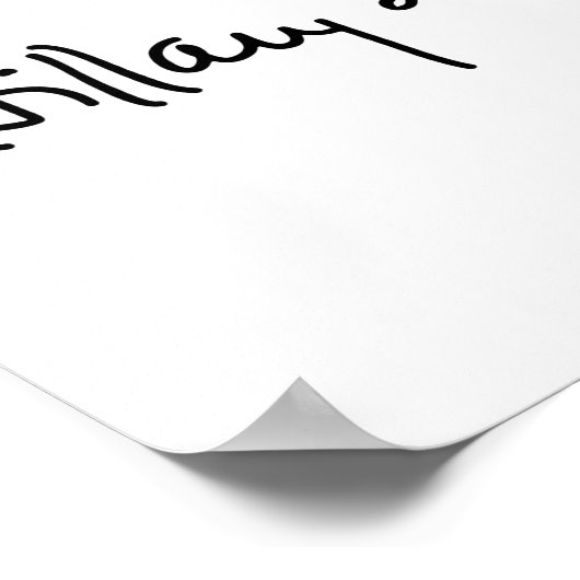 Hillary - Let's Make Herstory - Poster (Ecke)