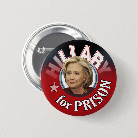 Hillary Liar für Haft Button (Vorne & Hinten)